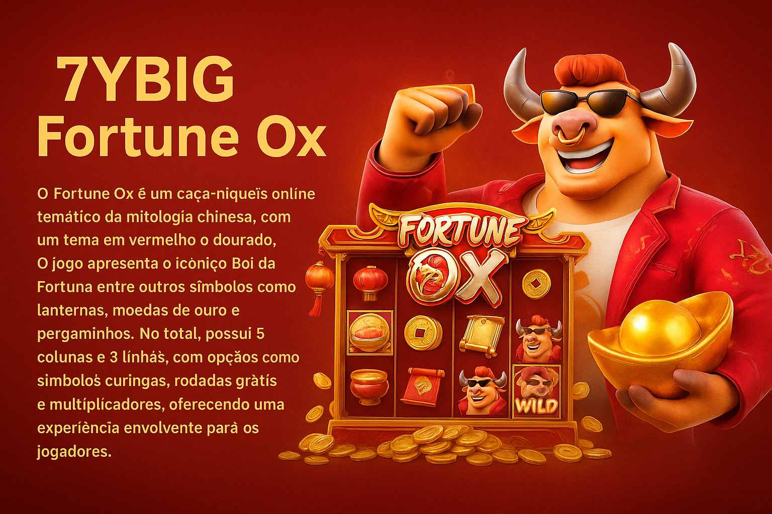 Fortune Ox no 7YBIG - Aposte Agora e Reivindique Seus Ganhos