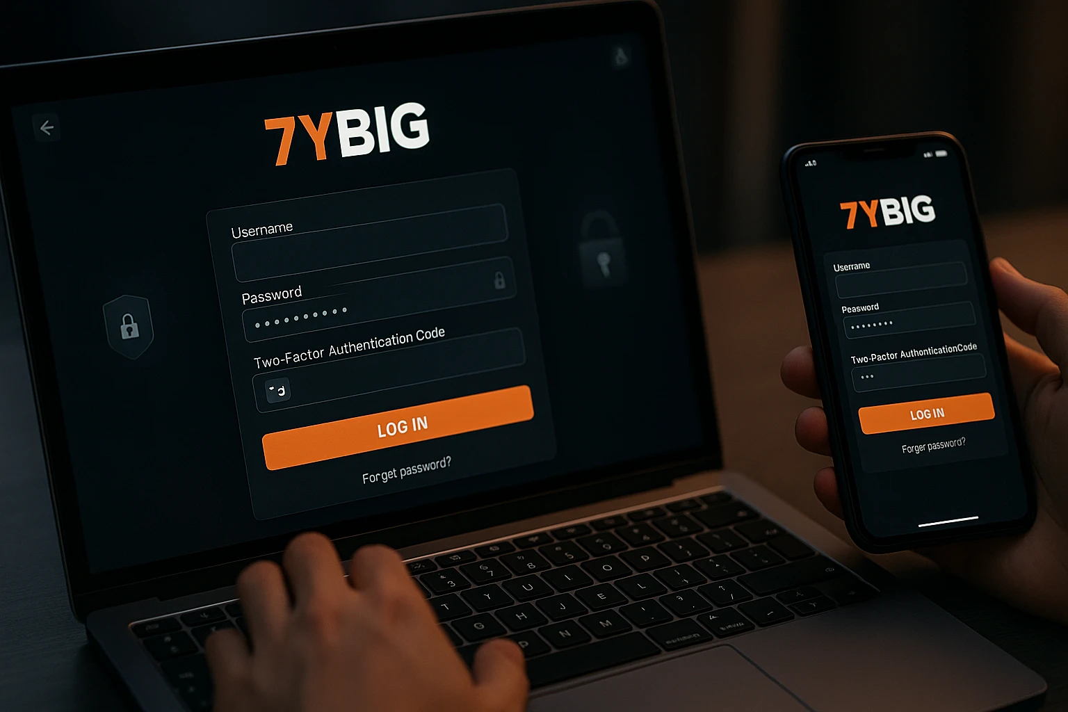 Criar uma nova Conta no plataforma 7YBIG